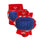 Kit Protezioni Bambino Gomitiere e Ginocchiere Plastica Rigida con Licenza Disney Cars