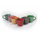 Set 6 Tazzine da Caffè Ø5,9x5,4 cm in Gres VdE Tivoli 1996 Glazed
