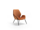 Poltrona da Salotto o da Camera Brandy 73x68x85 cm in Velluto Caramello