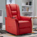 Poltrona Alzapersona Elettrica 1 Motore 68x77x109 cmin Similpelle Rosso