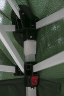 Gazebo da Giardino in Alluminio Richiudibile 3x3m Soriani Tenerè Verde