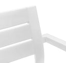 Set 6 Sedie da Giardino Keter Julie 61,5x58,5x79 cm Effetto Legno Bianco 