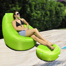 Pouf Gonfiabile da Esterno 118x110x90cm Sofa Avenli Giallo