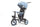 Passeggino Triciclo per Bambini 1-3 Anni Trico Luxury Gold 7 Modalità di Guida Blu