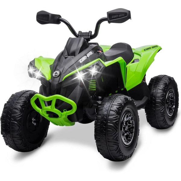 acquista Quad Elettrico per Bambini Licenza Can-Am Renegade 12V ATV Telecomando e Ammortizzatori Verde