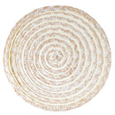 Set 6 Tovagliette Ø38 cm  in Paglia e Carta VdE Tivoli 1996 Spiral