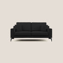 Divano 2 Posti 146x95x91 cm in Tessuto Nero