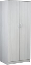 Armadio 2 Ante 77x182x52 cm Eucalipto