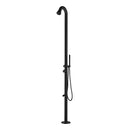 Doccia da Giardino 228,9x18x25 cm con Doccetta e Lavapiedi Sined Bosa Nero satinato