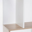 Libreria da Muro Moderna 5 Ripiani in Legno Bianco 60x24x1184.5 cm 