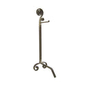 Set Camino 4 Pezzi con Spirale decorativa Forgiato a mano in Ferro Molato