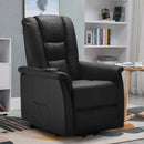 Poltrona Alzapersona Elettrica 1 Motore 68x77x109 cmin Similpelle Nero