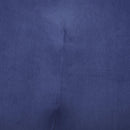 Set 2 Sedie Imbottite 44,5x59,5x91 cm in Flanella  Blu
