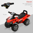 Quad Cavalcabile 60x31x42 cm con Luci e Suoni Goodyear Rosso e Nero