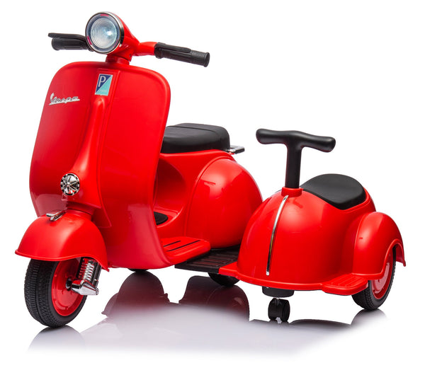 prezzo Piaggio Vespa con Sidecar Small Elettrica 6V per Bambini Rossa