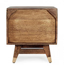 Comodino Dhaval 50x40x55 cm in Legno