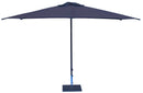 Ombrellone da Giardino 3x2 m Palo Ø38 mm in Alluminio Tessuto Poliestere Trend Antracite