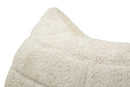Poltrona Mask Bianca 103x100x80 cm in Spugna e Poliestere Bianco      