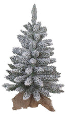 Mini Albero di Natale Artificiale Innevato 90 cm 105 Rami Verde