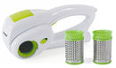 Grattugia Elettrica a Batteria Ricaricabile Kooper Parmix Bianca e Verde