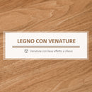 Scrivania con Cassetti e Mensole 105x55x100 cm in Metallo e Legno Truciolare Naturale