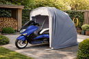 Motobox a Chiocciola Copertura Box in PVC per Moto Scooter - 280x130xh140 cm\/Grigio Maddi