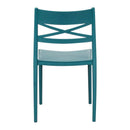 Set 6 Sedie 81x46x52 cm in Polipropilene Ottanio
