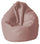 Poltrona a Sacco Pouf in Similpelle Rosa