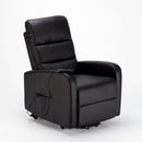Poltrona Alzapersona Elettrica 1 Motore 71x76x116 cmin Similpelle Nero