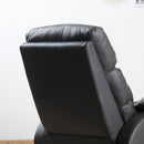 Poltrona Relax Reclinabile Manuale in Similpelle Marrone 75x92x99 cm 