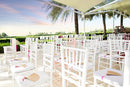 Set 4 Sedie 90,5x40x5x40 cm in Polipropilene Bianco