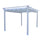 Pergola da Giardino 3x4 m in Alluminio Bianco