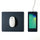 Tappetino per Mouse Scomponibile con Base di Ricarica Wireless Blu Notte