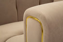 Poltrona Alma Grigio con Cuscino 81x97x71 cm in Legno e Poliestere      