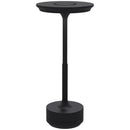 Lampada da Tavolo a LED Senza Filo Touch Ø13x28,5 cm Batteria Ricaricabile Nero