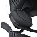 Casco Jet per Scooter Visiera Lunga e Parasole Taglia S Bianco