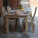 Sedia in Rattan con Cuscino 46x57H104cm Felix Grigio