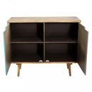 Mobiletto Niagara 80x35,5x66,8 h cm in Legno Multicolor