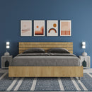 Letto Matrimoniale Testata Doghe Inclinata Ankel Quercia Varie Misure