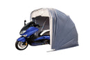 Motobox a Chiocciola Copertura Box in PVC per Moto Scooter - 280x130xh140 cm\/Grigio Maddi