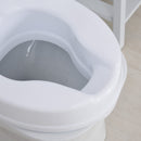 Sedile Rialzo per WC 35x40x16 cm in Polipropilene  Bianco