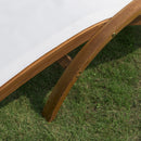 Lettino Prendisole Relax in Legno Crema 