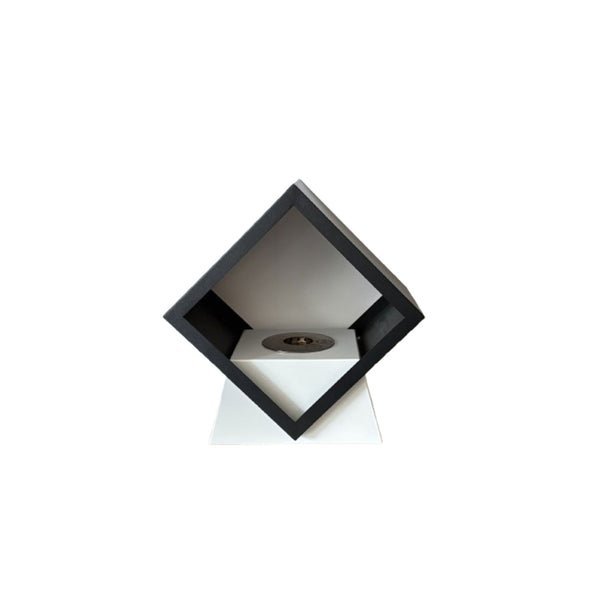 Camino a Bioetanolo da Tavolo 35,2x20x36,5 cm Vannini Rubik Nero online