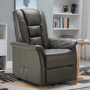 Poltrona Alzapersona Elettrica 1 Motore 68x77x109 cmin Similpelle Grigio