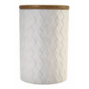Set 3 Barattoli Ø10x15 cm 850 ml in Ceramica VdE Tivoli 1996 Geometrie