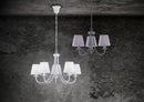 Lampadario da Interno  E14 in Metallo Calcestruzzo