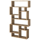 Libreria Moderna 168x96x25 cm Scaffale 8 Ripiani in MDF Rovere     