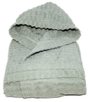 Accappatoio in Spugna 100% Cotone Sally Horizon Salvia Taglia S/M