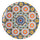 Set 4 Piatti Pizza Ø33x2 cm  in Porcellana VdE Tivoli 1996 Marrakech
