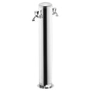 Doccetta Lavapiedi da Giardino con 2 Rubinetti ATI Docce LAV 2R Inox Anodizzato